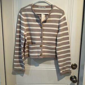 Abercrombie & Fitch Button Up Sweater